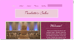 Desktop Screenshot of paulettescakes.com